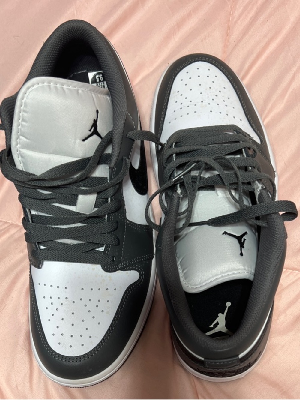 Jordan Low Sneakers in White and Black